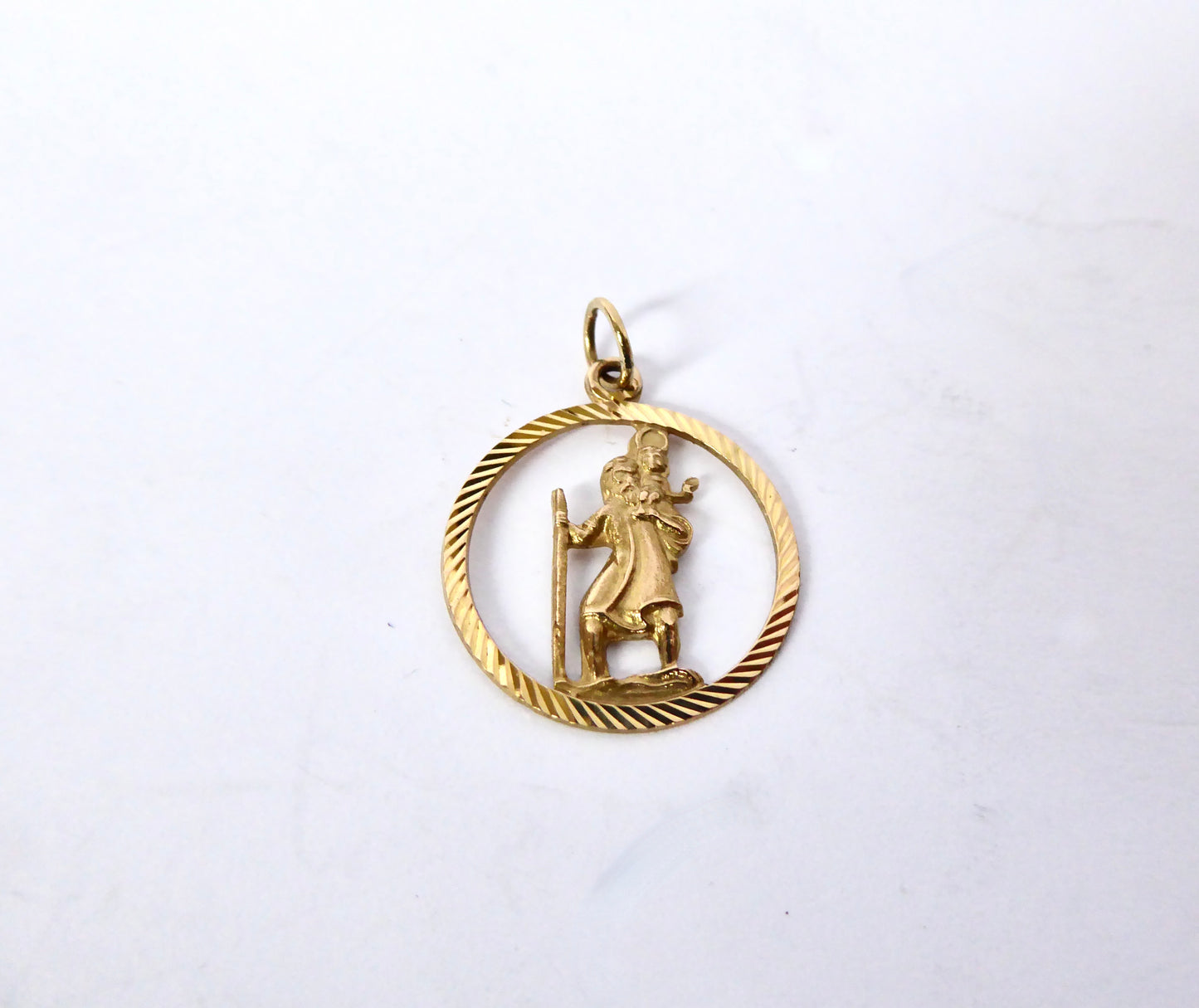 9ct. St. Christopher Medal