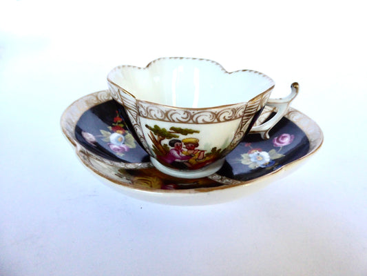 Dresden Cup & Saucer - Birds