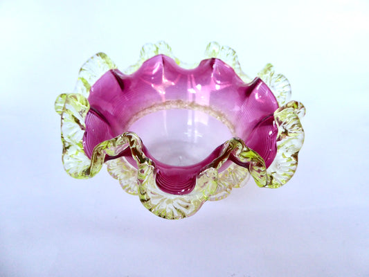 Victorian Ruby Glass Bowl