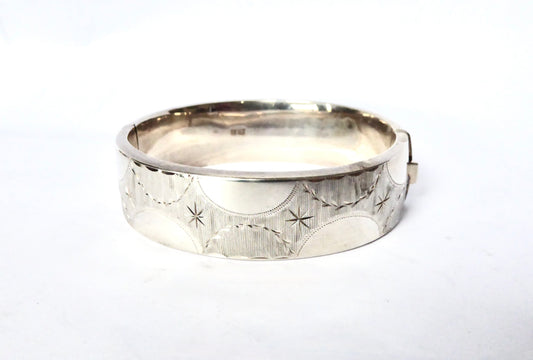 1960's Silver Bangle