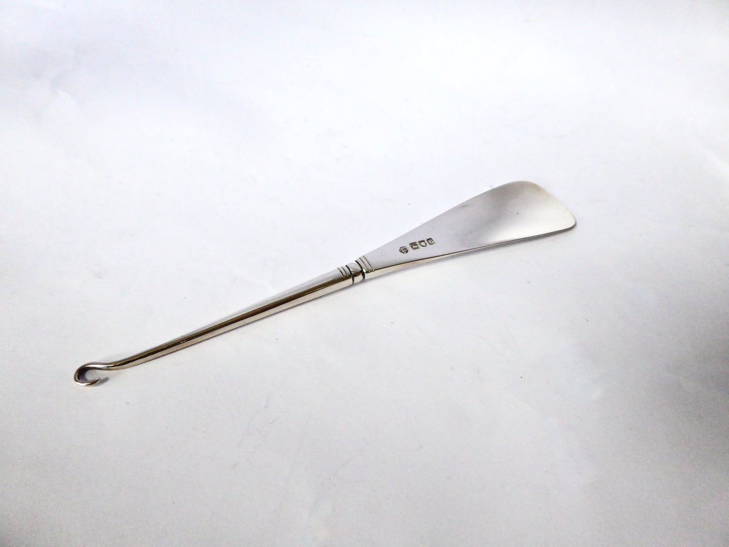 Victorian Silver Shoe Horn 1897