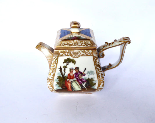 Miniature Dresden Tea Pot