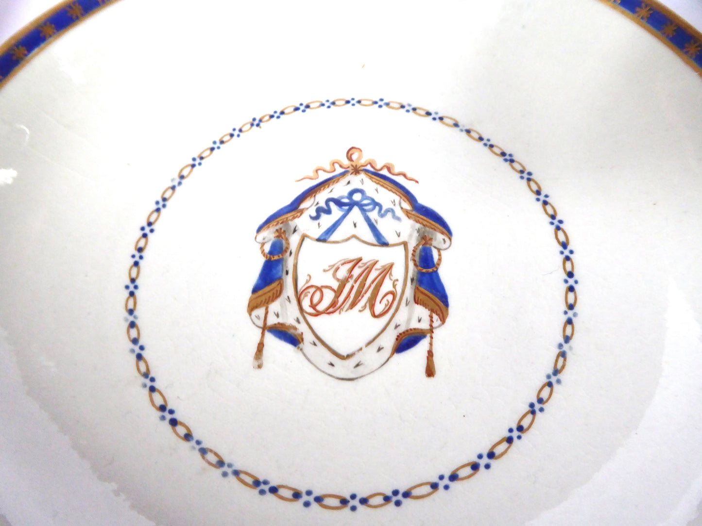 Armorial Tea Cup & Saucer