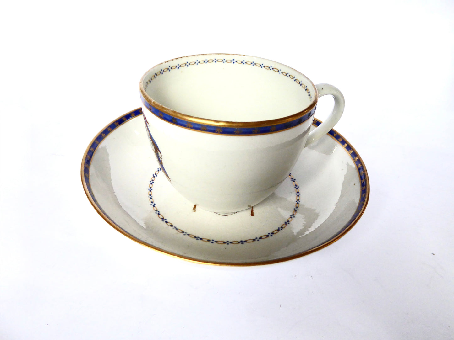 Armorial Tea Cup & Saucer