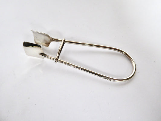 Silver Asparagus Tongs 1907