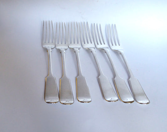 Victorian Plated Dinner Forks