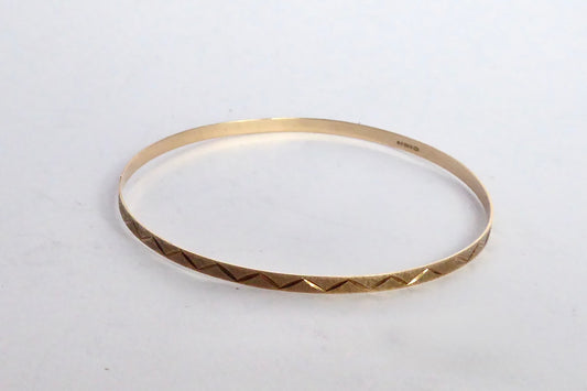 Narrow Gold Bangle 1986