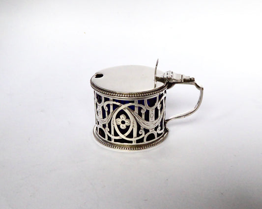 Edwardian Silver Mustard Pot 1904