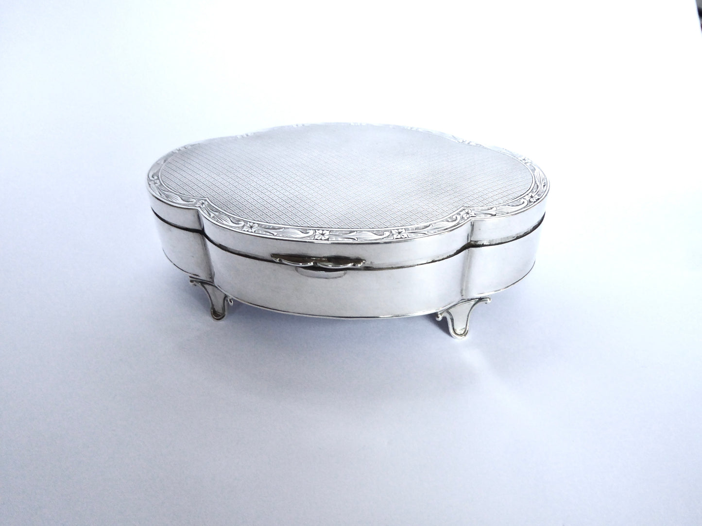 Large Silver Jewellery Box 1913