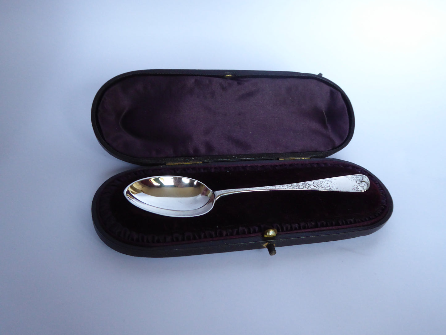 Victorian Silver Christening Spoon 1888