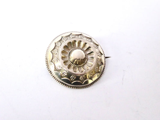 Victorian Circular Brooch