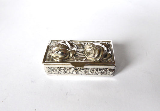 Silver Plated Pill Box