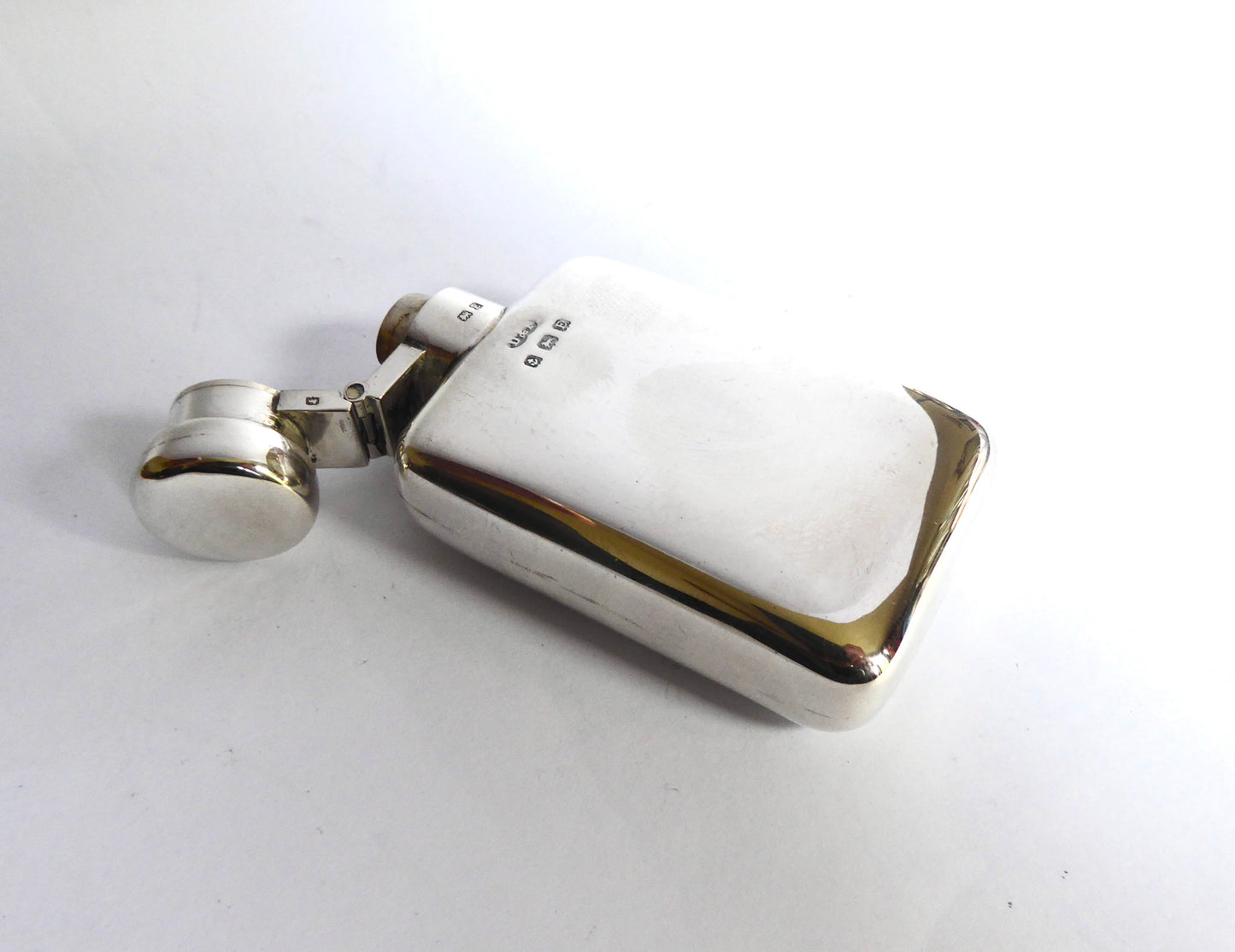Small Silver Hip flask 1929