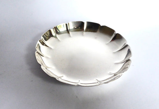 Irish Silver  Circular Dish 1976