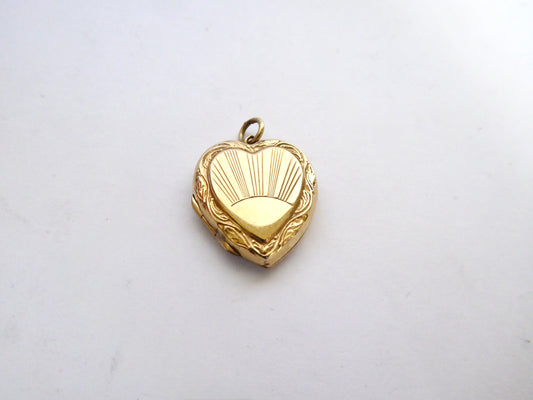 Yellow Gold Heart Locket