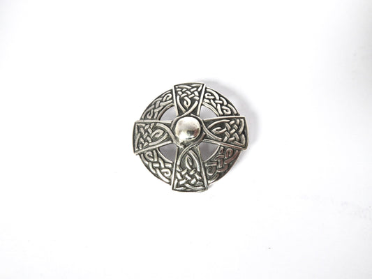 Celtic Silver Brooch