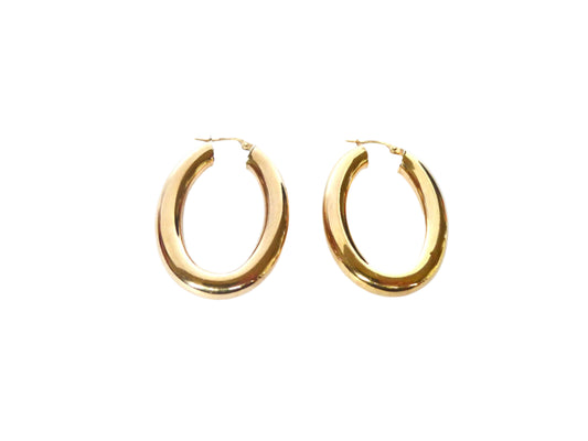 Large 9ct. Gold Earrings
