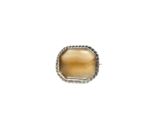 Agate Brooch