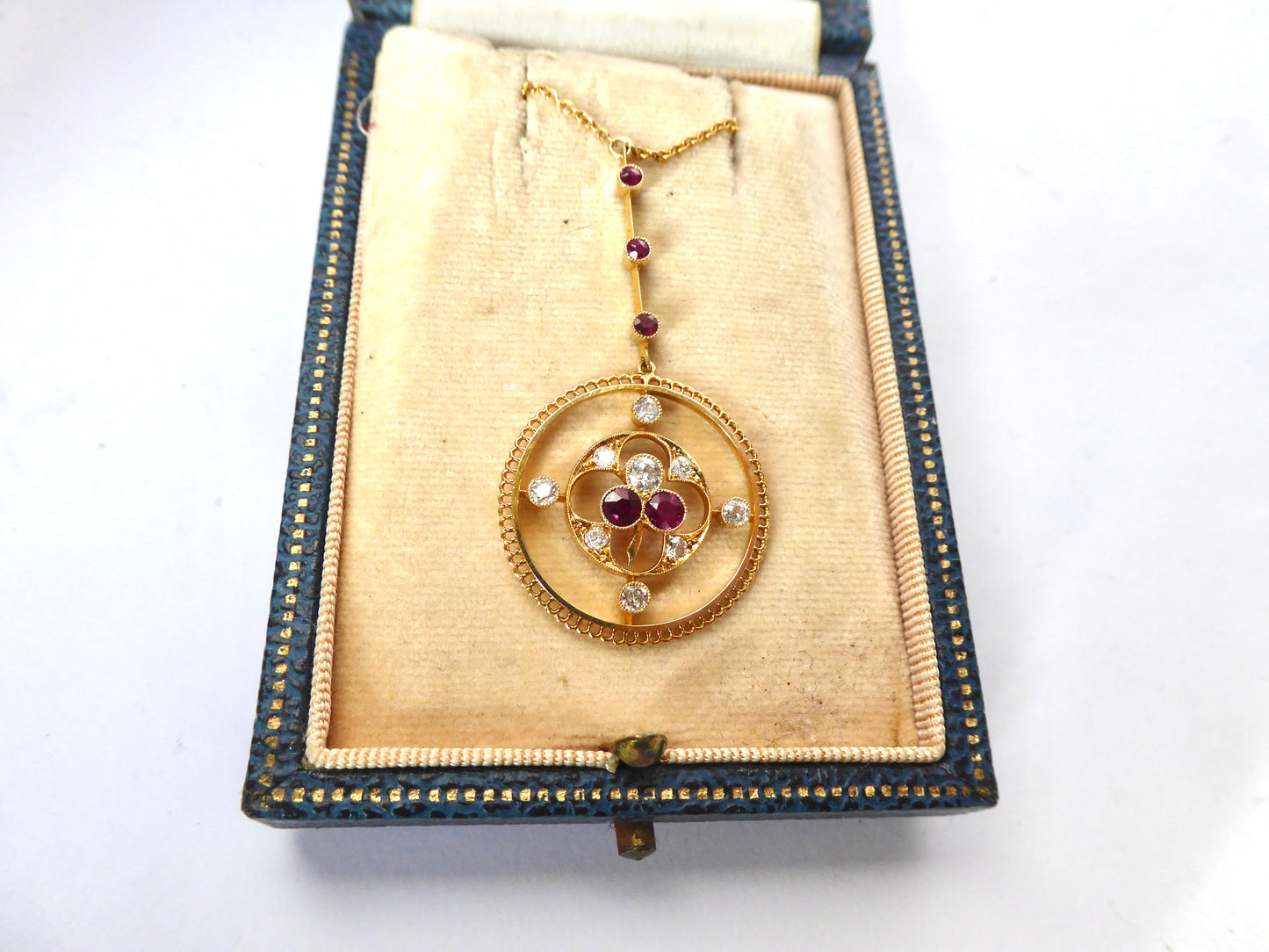 Diamond and Ruby Pendant - 15ct