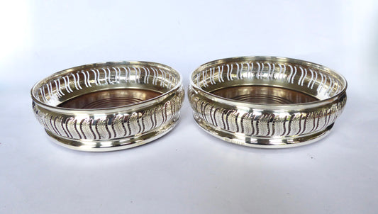 Pierced Silver Coasters 1989