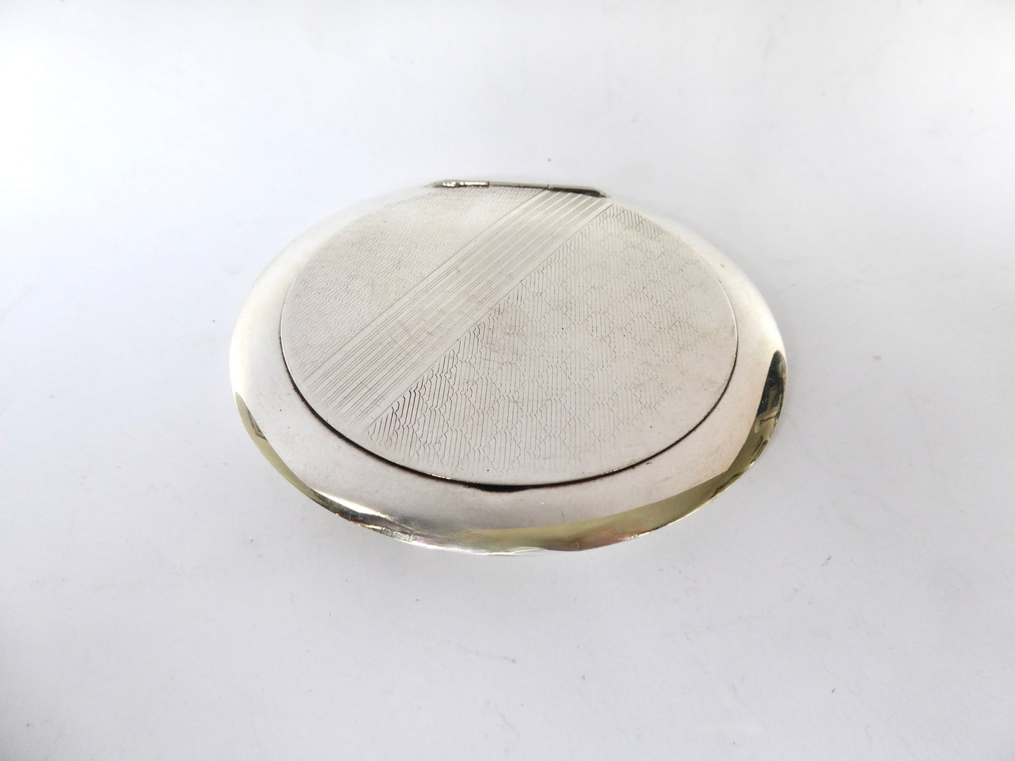 Art Deco Silver Compact