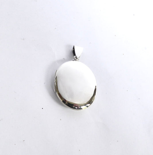 Plain Silver Locket
