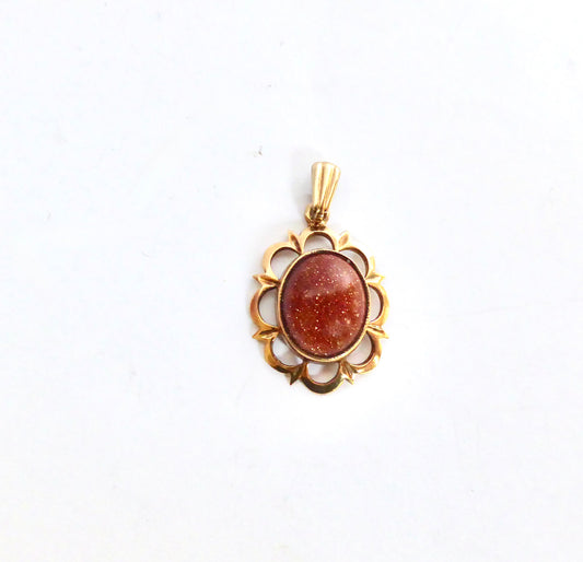 Goldstone Pendant 1977