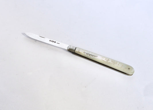Victorian fruit Knife 1894