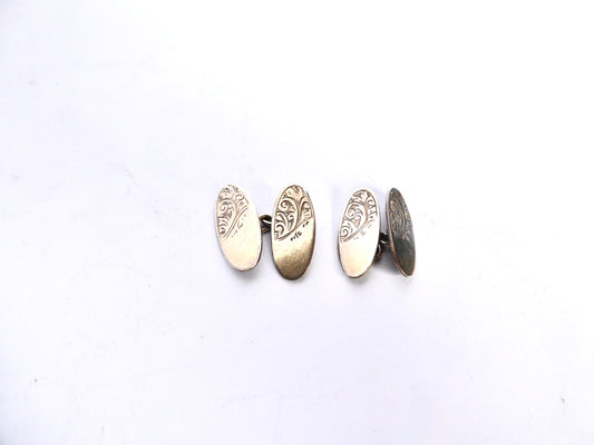Silver Gilt Cufflinks