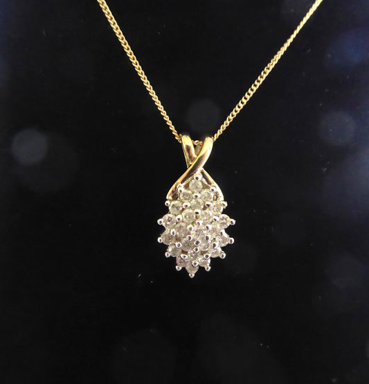 Diamond Cluster Pendant