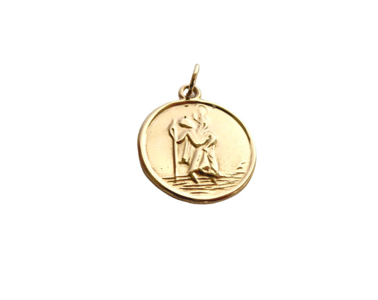 9ct. St Christopher Medal 1975