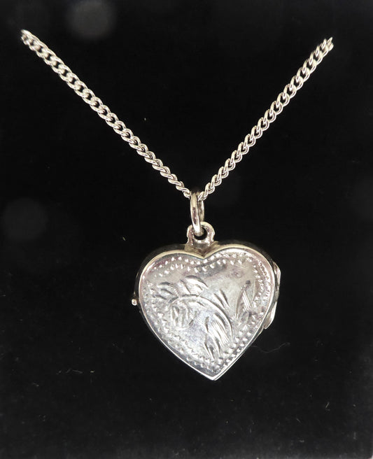Silver Heart Locket