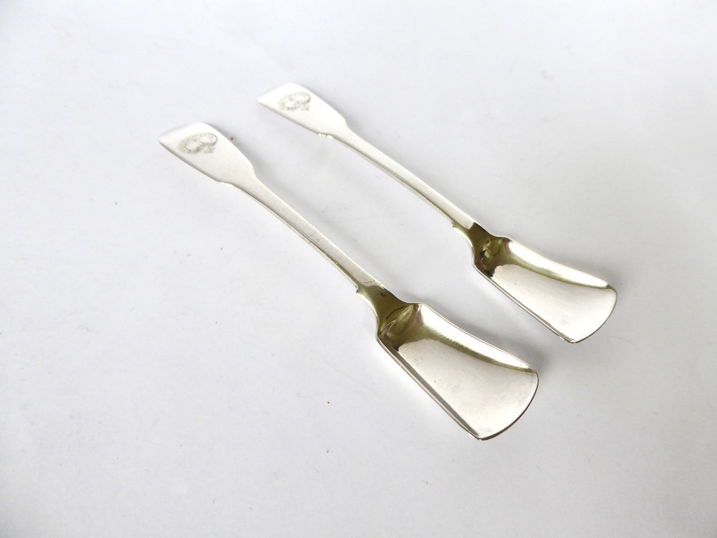 Dublin Silver Salt Spoons 1831