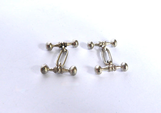 Dumbbell Cuff Links