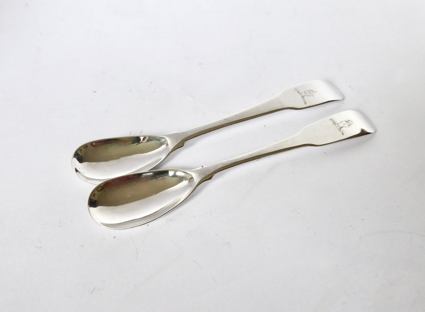 George III Irish Silver Salt Spoons