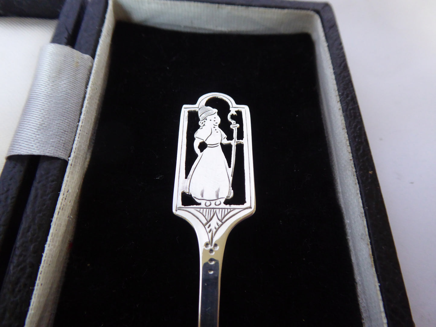 Little Bo Peep Christening Spoon