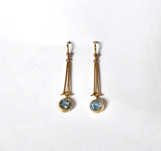 Aquamarine Drop Earrings
