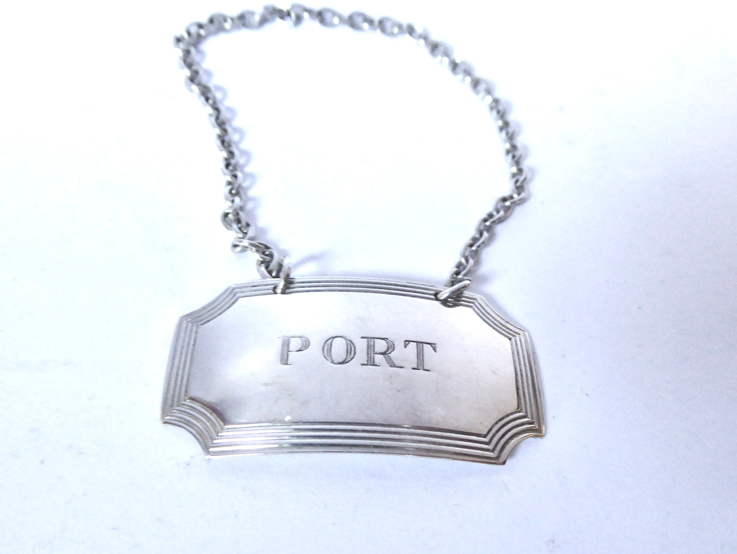 Silver ' PORT ' Label