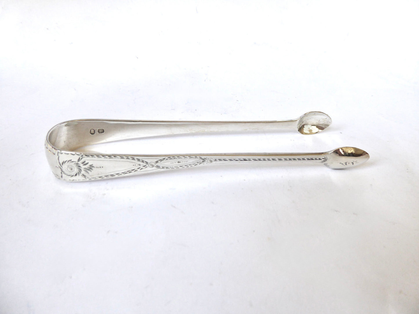 Silver Sugar Tongs - Bristol C. 1790