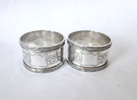 Pair of Napkin Rings 1907