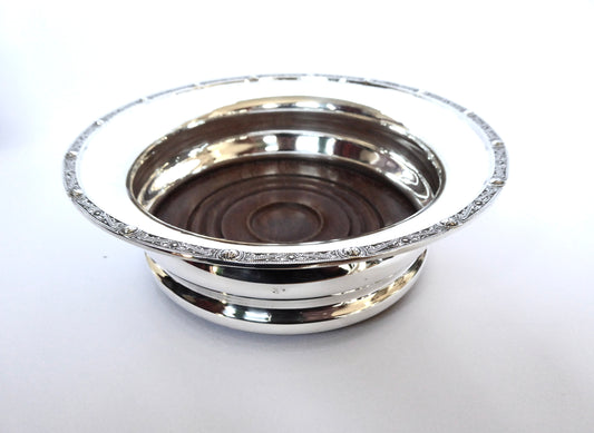 Scottish Silver Wine Coaster 1970