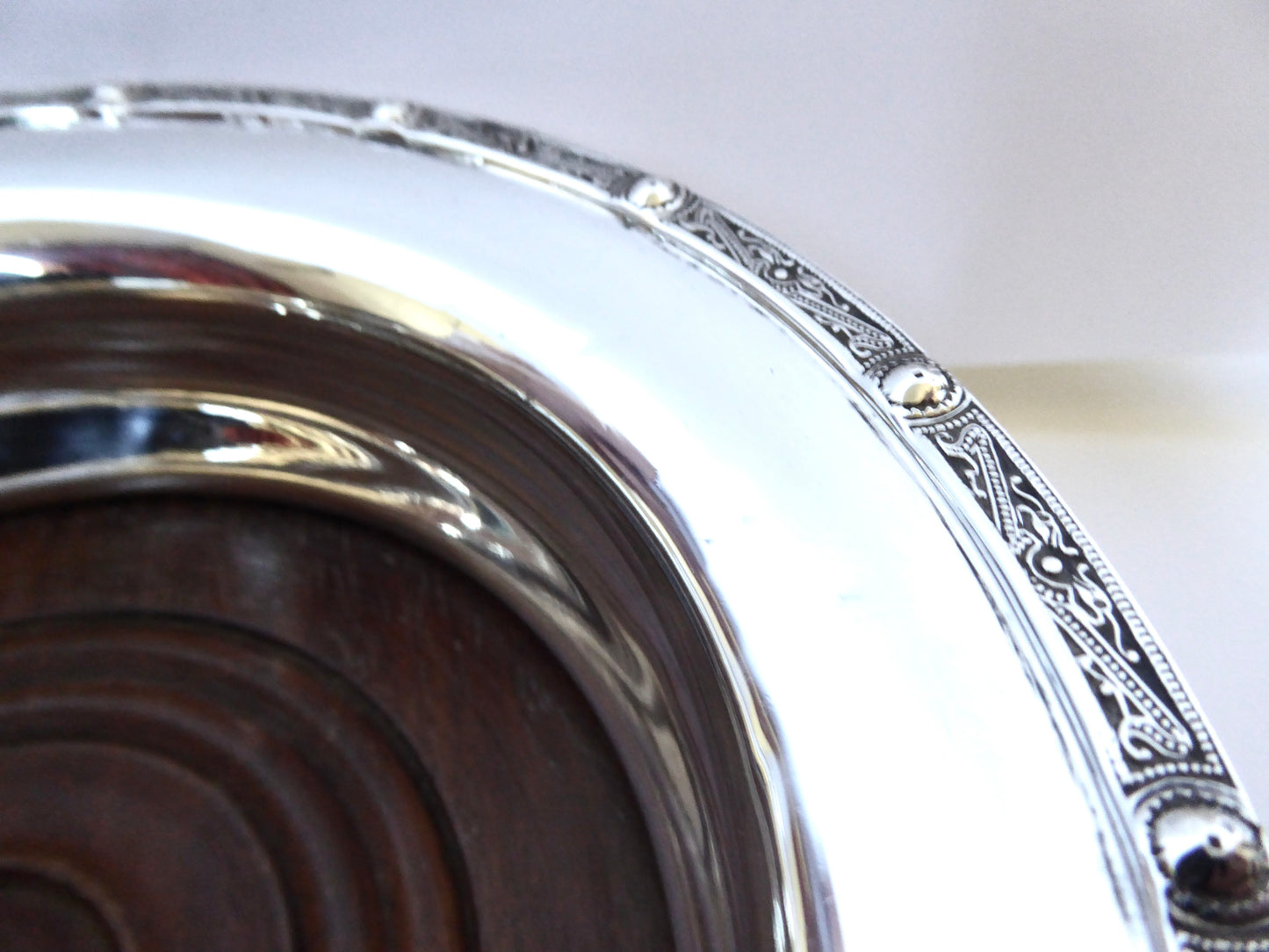 Scottish Silver Wine Coaster 1970