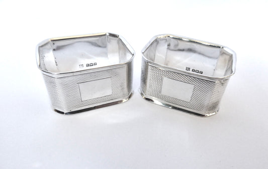 Silver Napkin Rings 1939