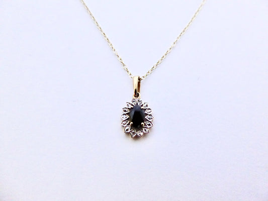 Sapphire and Diamond Pendant