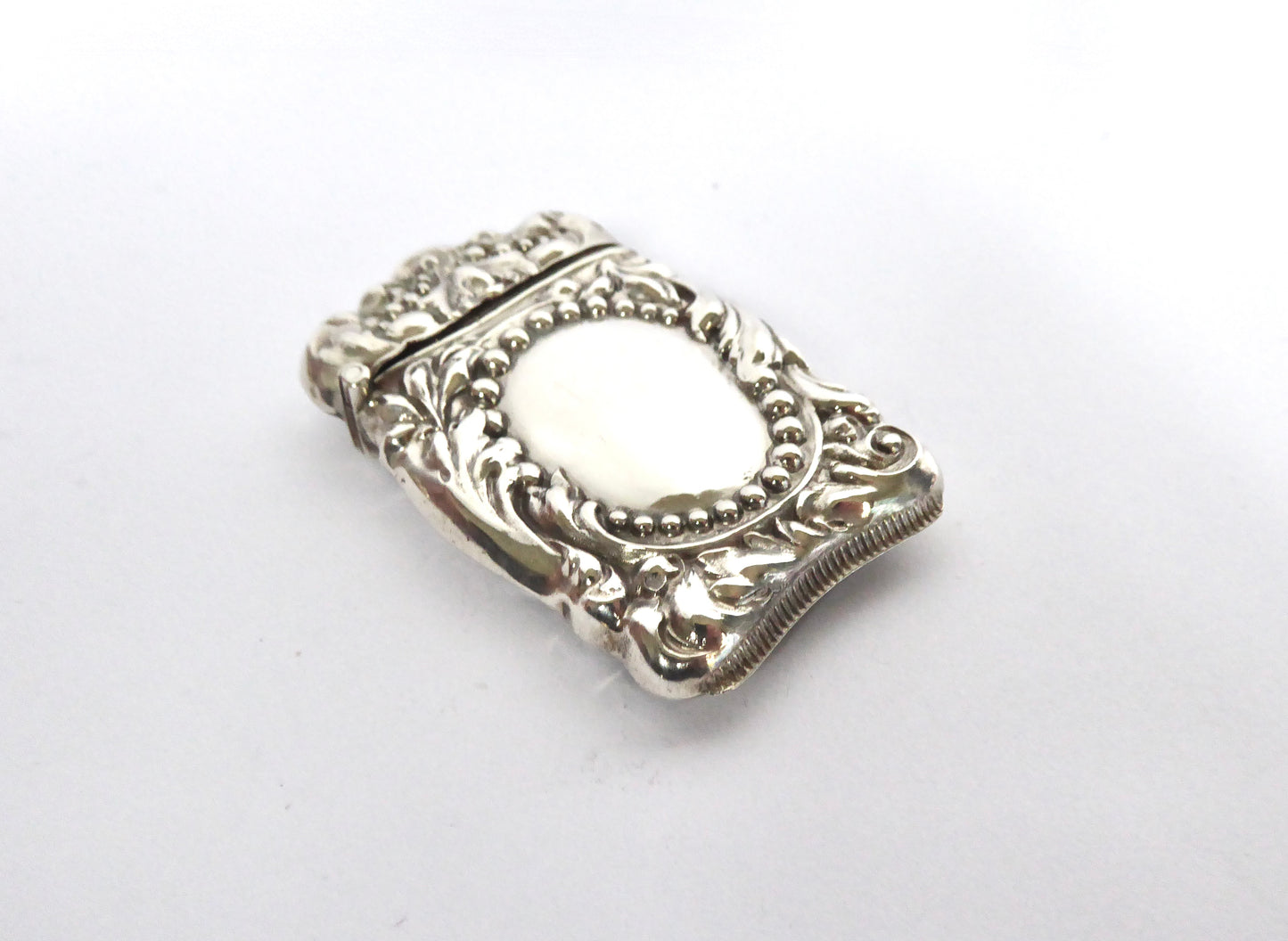 Antique Silver Vesta Case