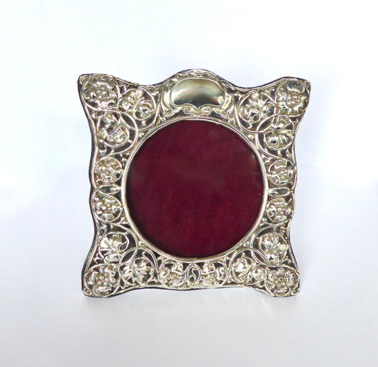 Embossed Silver Frame 1903