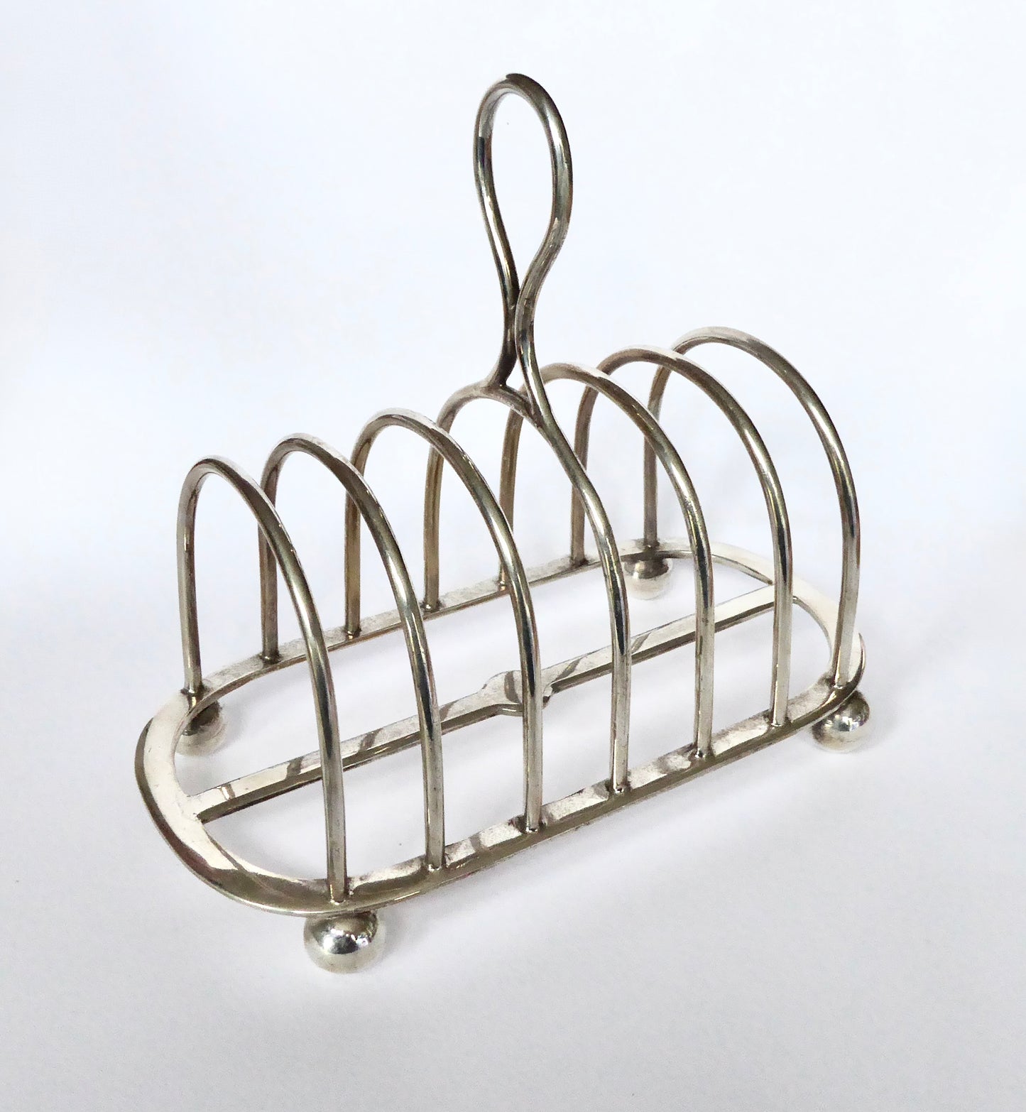 Irish Silver Toast Rack 1898