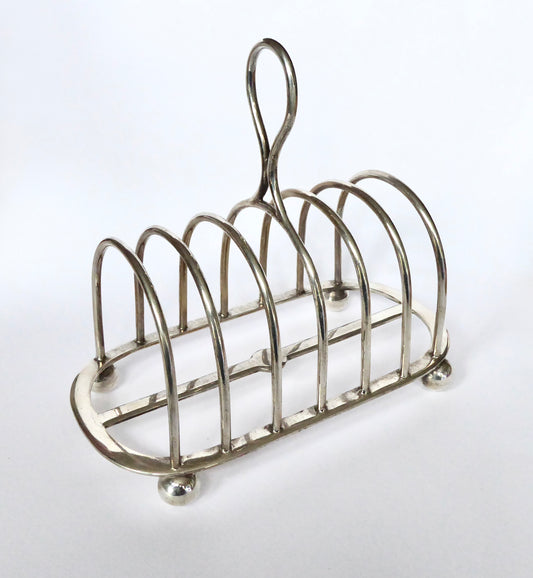 Irish Silver Toast Rack 1898