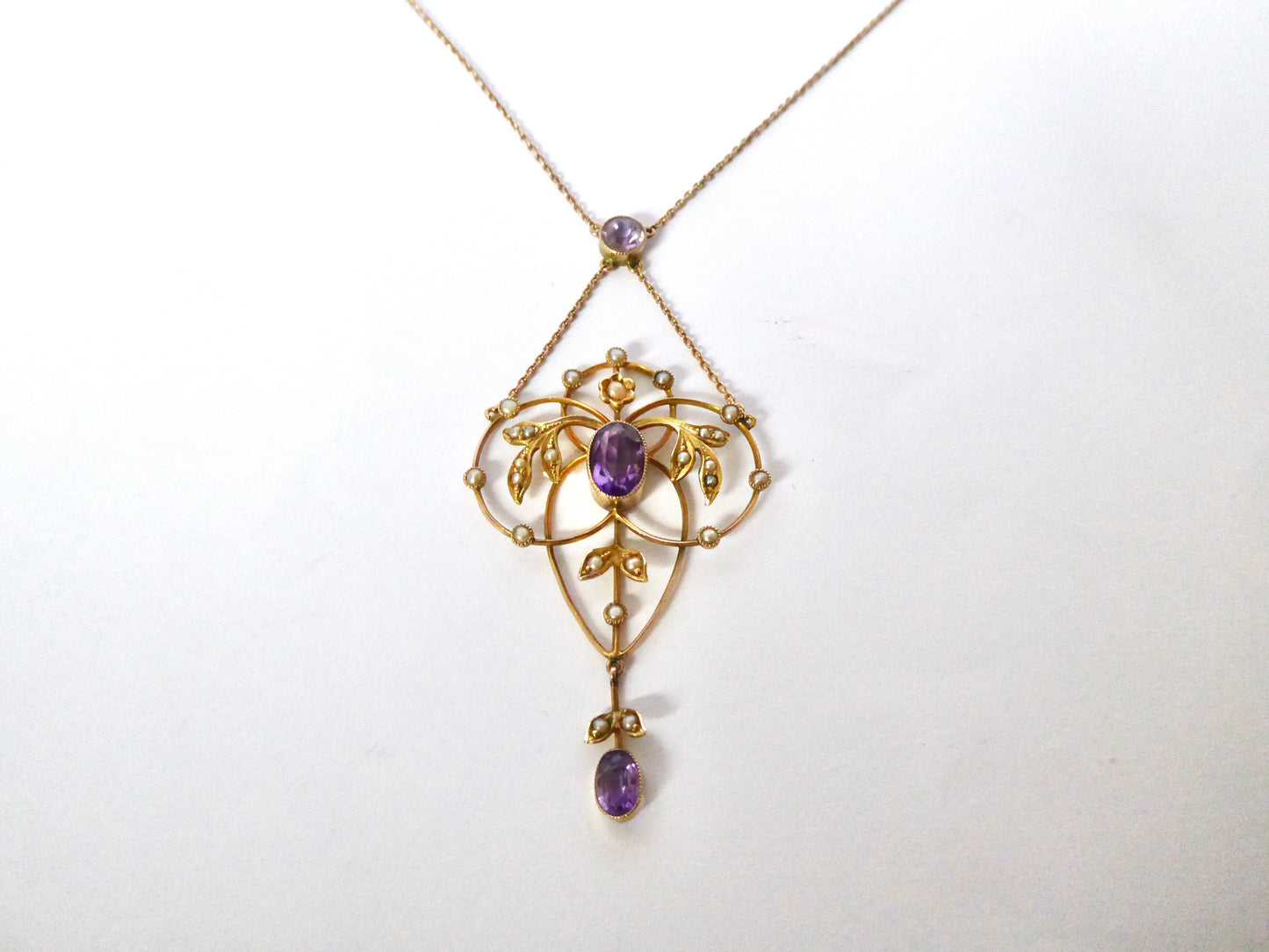 Antique Amethyst Pendant