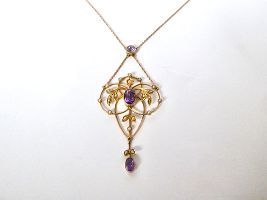 Antique Amethyst Pendant